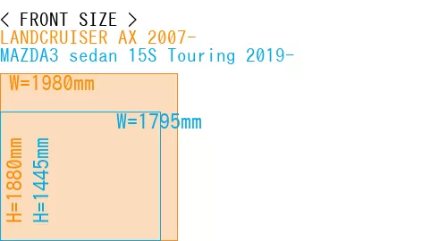 #LANDCRUISER AX 2007- + MAZDA3 sedan 15S Touring 2019-